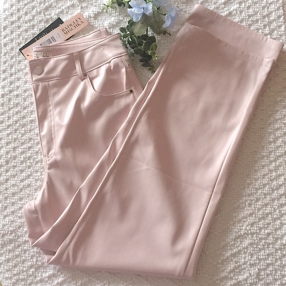 BADGLEY MISCHKA Super Soft Vegan Leather Pants - Picture 2 of 5